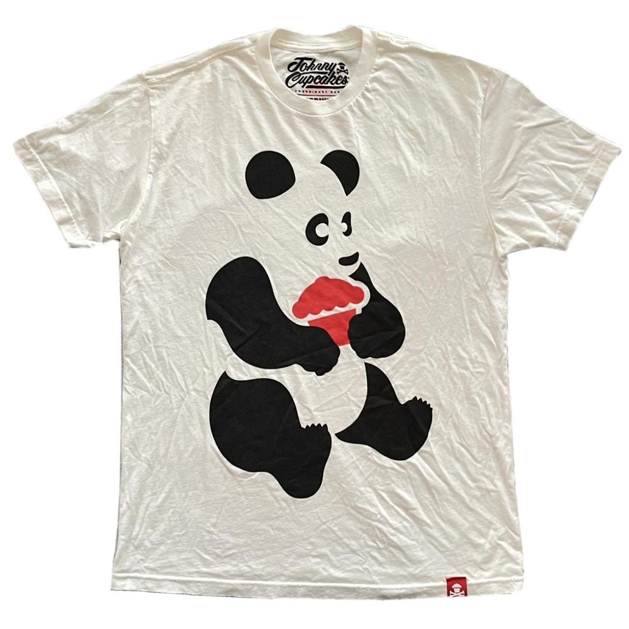 Johnny Cupcakes Cute Panda Graphic TShirt Size Mens... Depop