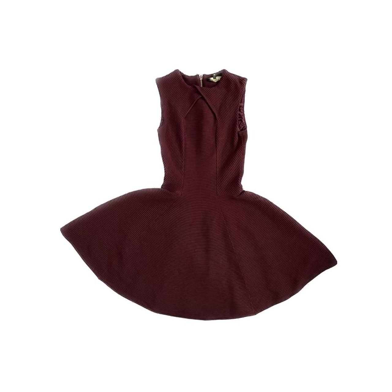 Ted Baker London Purple Burgundy Dress Women Size