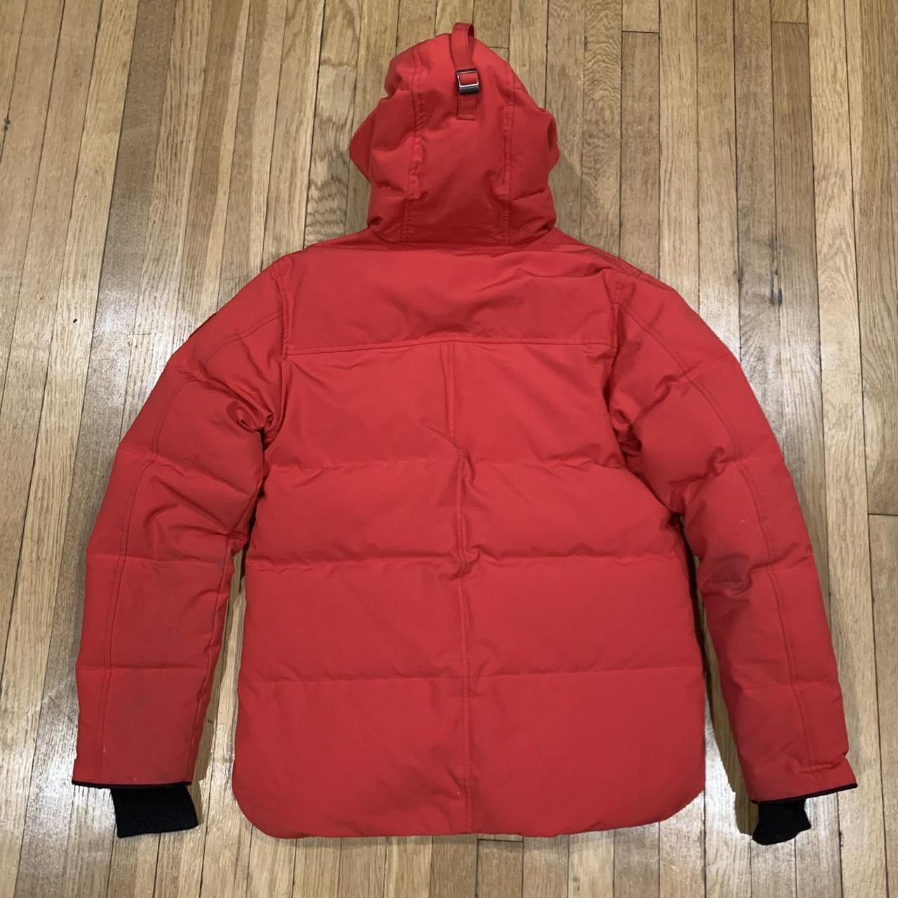 Canada goose macmillan parka red on sale