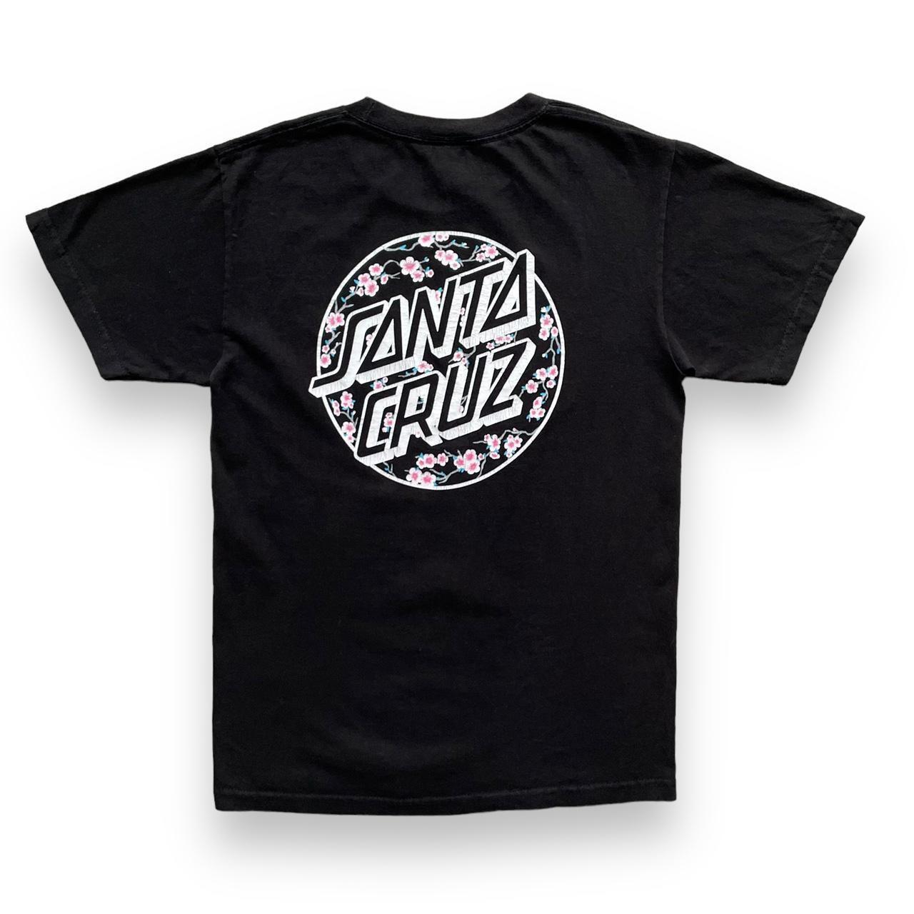 Santa Cruz cherry blossom skateboarding graphic | Depop