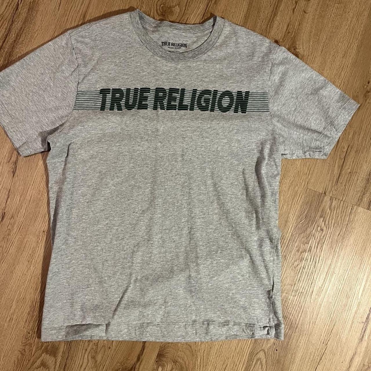 True Religion Tee Shirt Size Large Depop   P0 