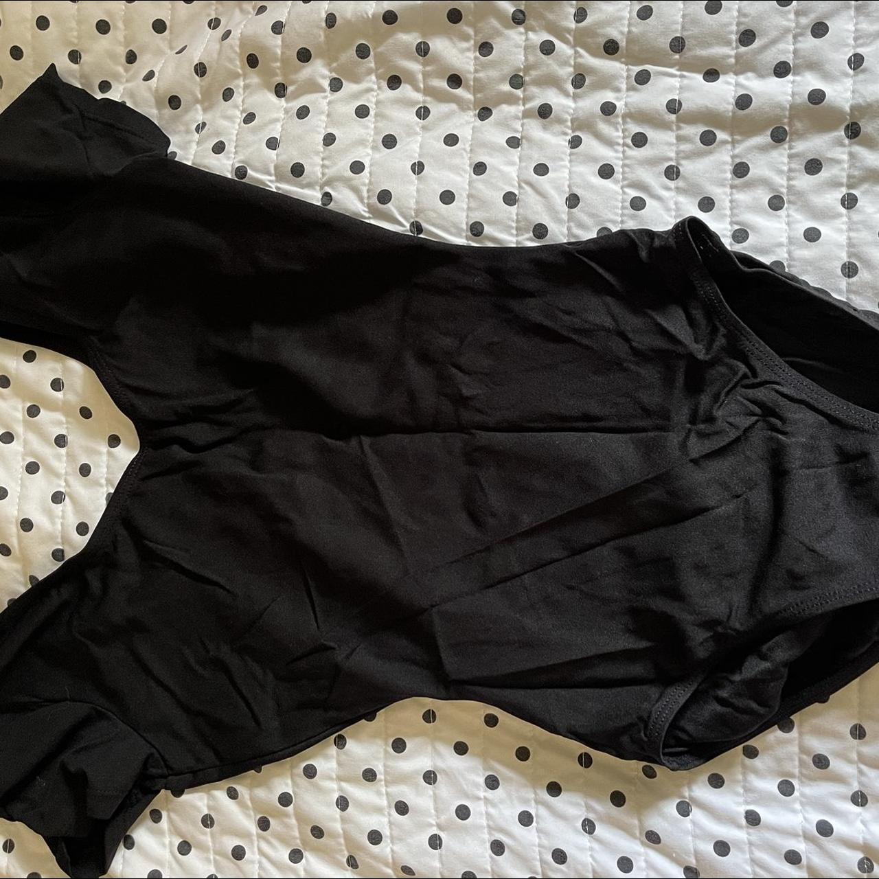 Danskin Women's Black Bodysuit | Depop