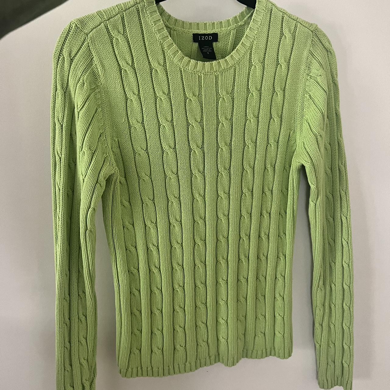 Izod cable knit sweater best sale