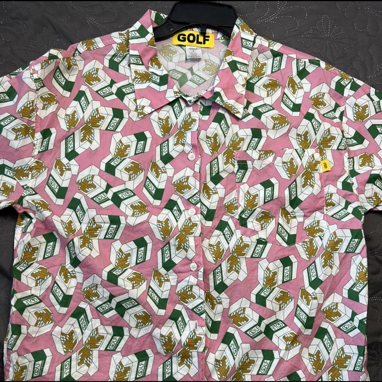 Golf Wang Cigarette Button Up Size large Classic OG... - Depop