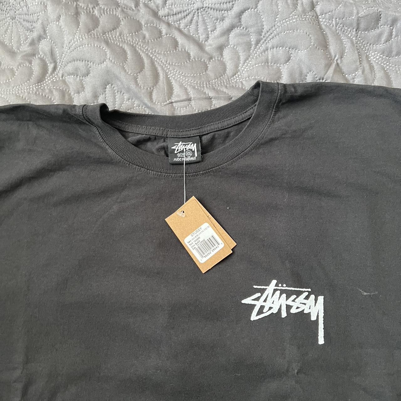 Stussy How We’re Livin Pigment Dyed Tee Shirt Size... - Depop