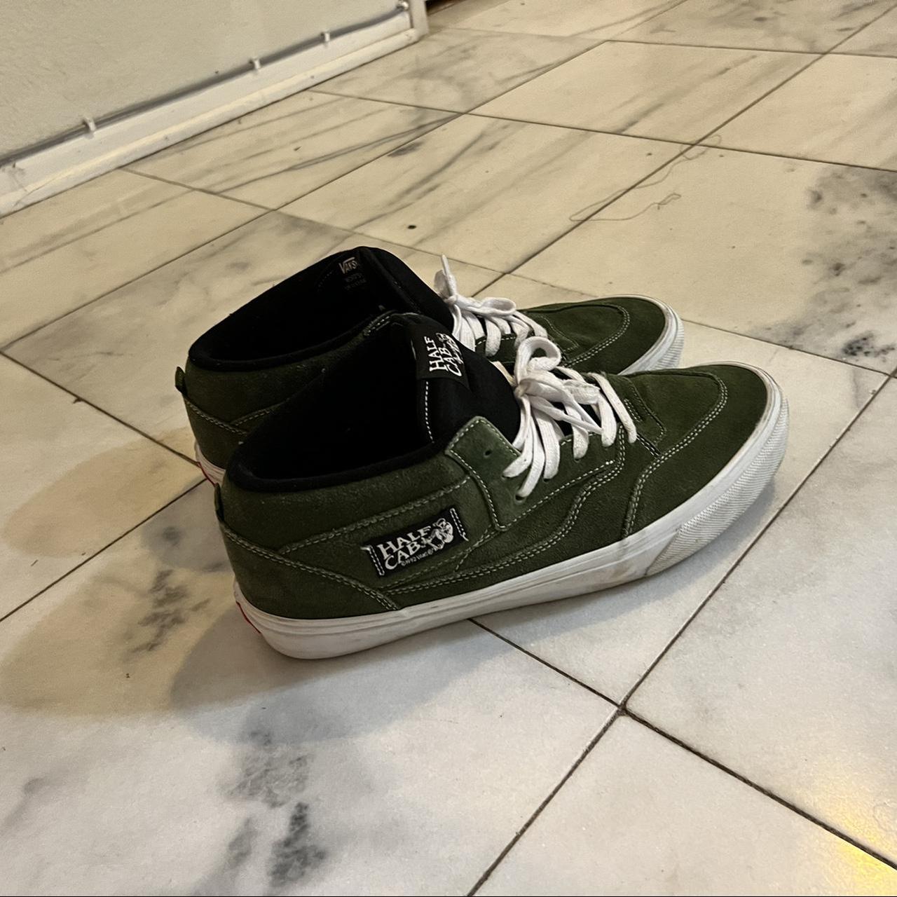 Size 12 green half cabs Only worn a few times Depop