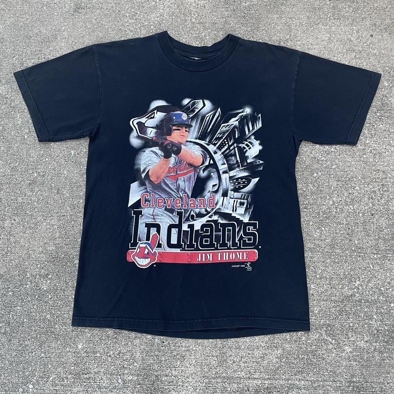 VINTAGE MLB CLEVELAND INDIANS TEE SHIRT 1999 SIZE XL – Vintage