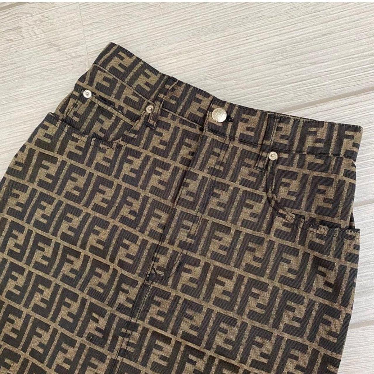 Fendi Women's Brown Skirt | Depop