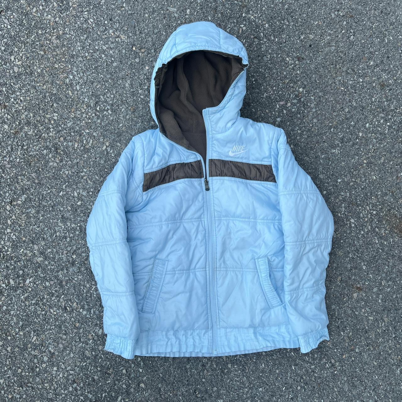 baby blue nike puffer jacket
