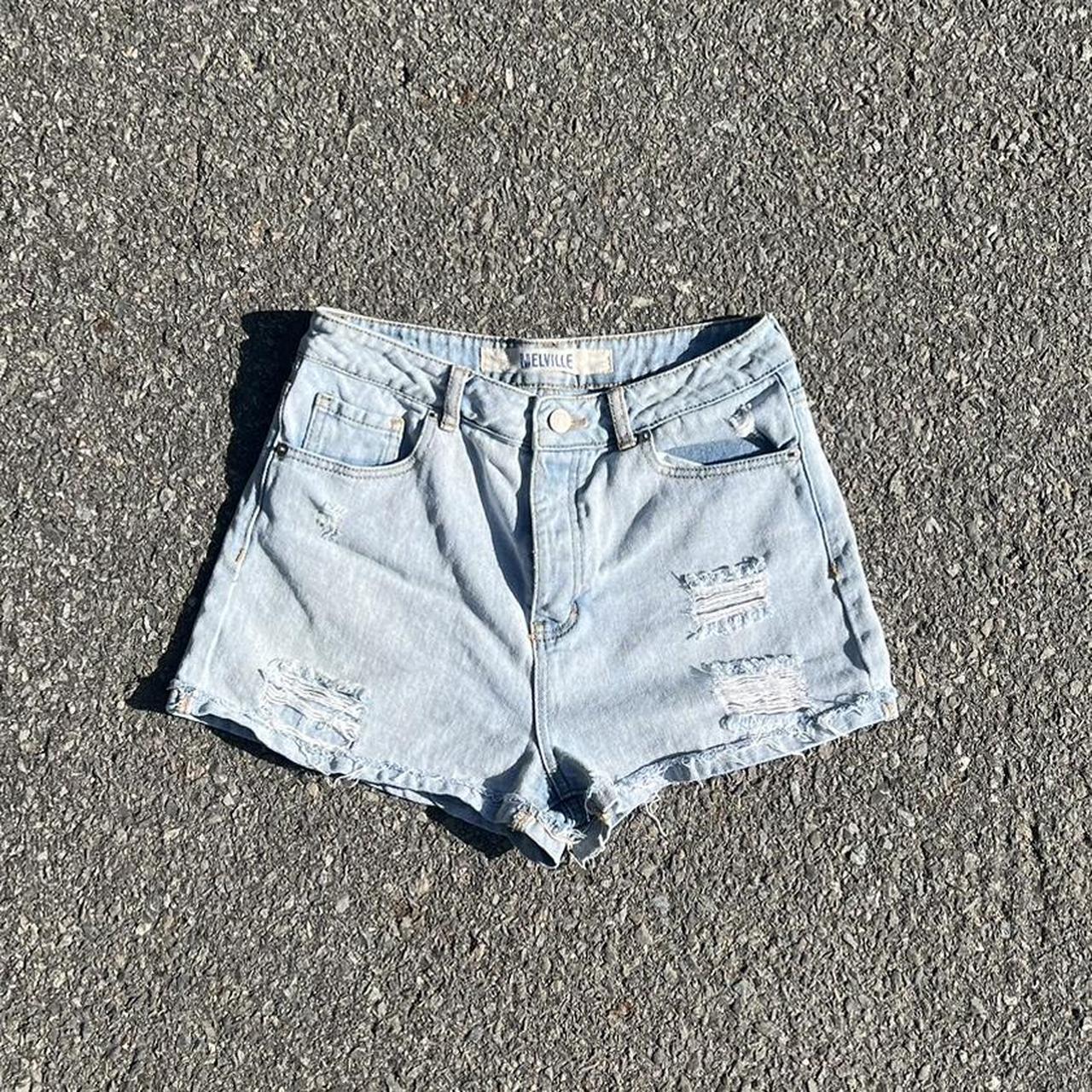 light blue brandy melville ripped Depop