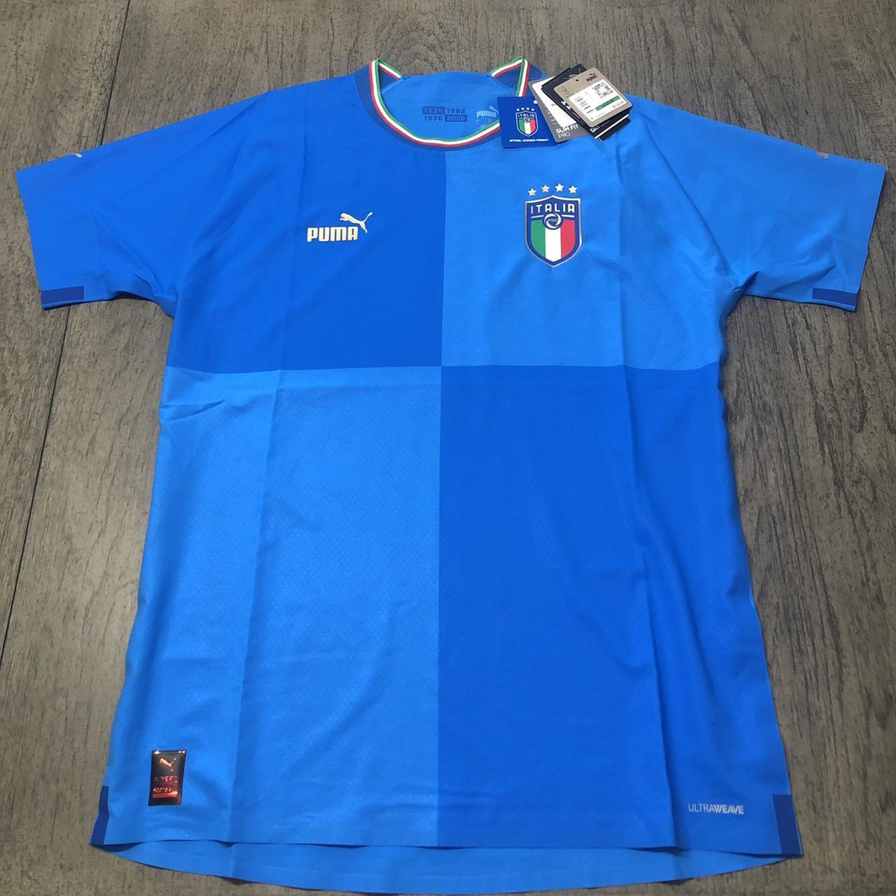 Men's Authentic Puma Italy Home Jersey 2022 765670-01 – Soccer