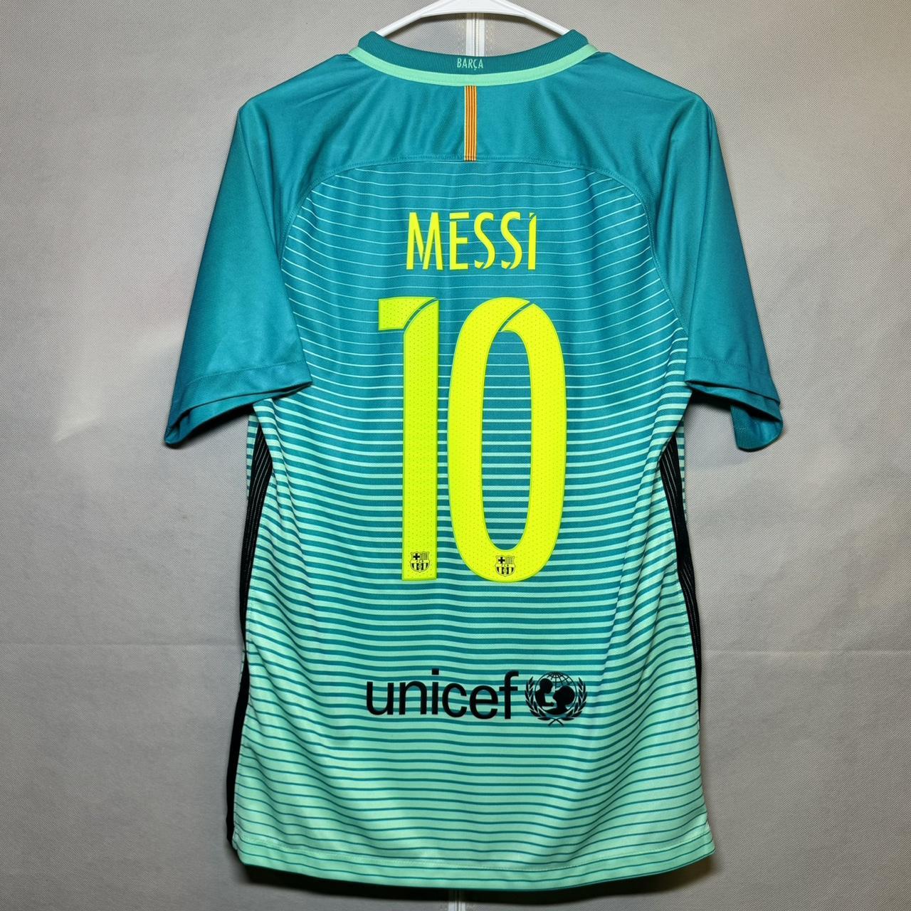 Nike FC Barcelona Messi 10 DRI-FIT シャツ Nike Drifit FCB Men's Barcelona Messi #10 Jersey Shirt Size