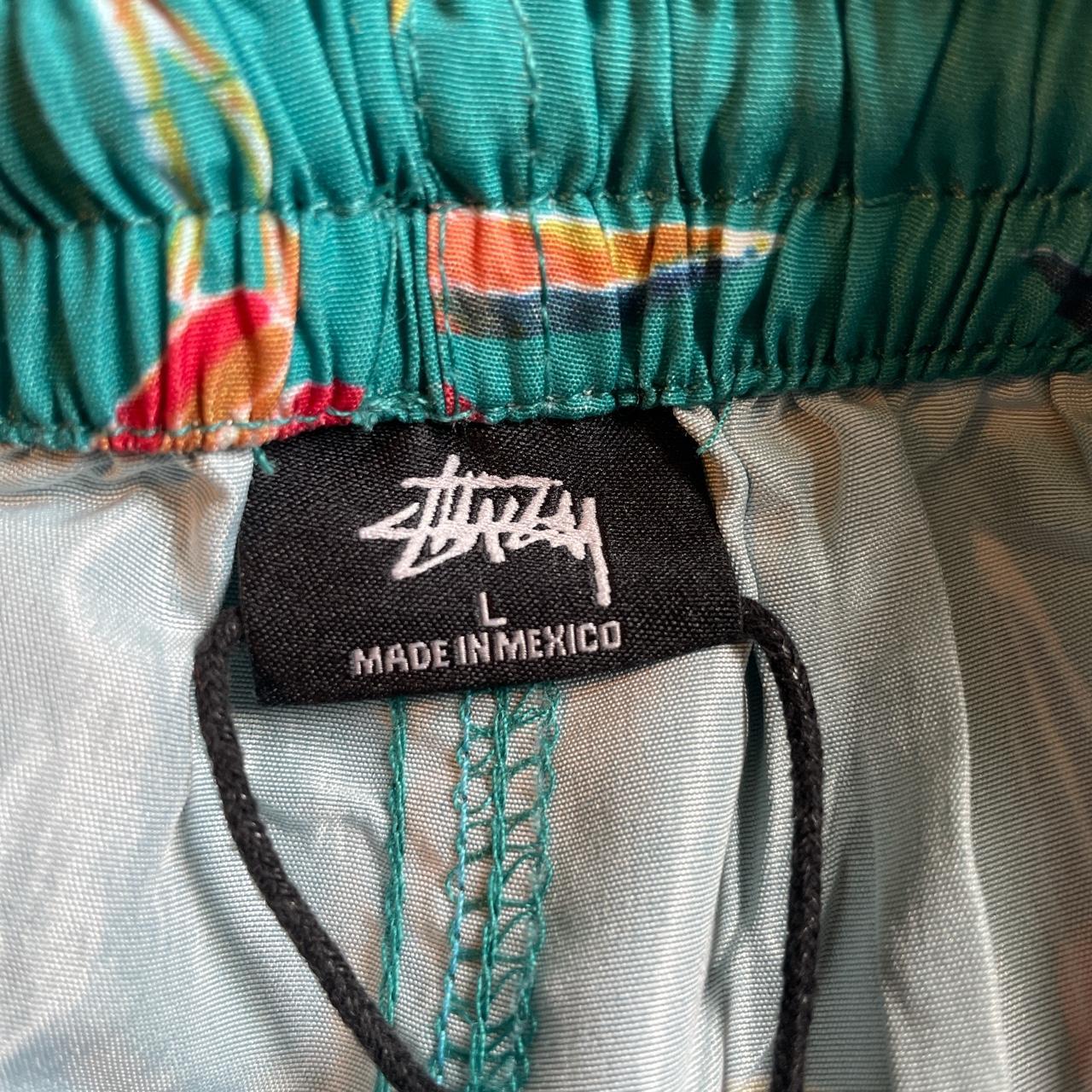 Stussy swim trunks Labeled as L but fits a little... - Depop