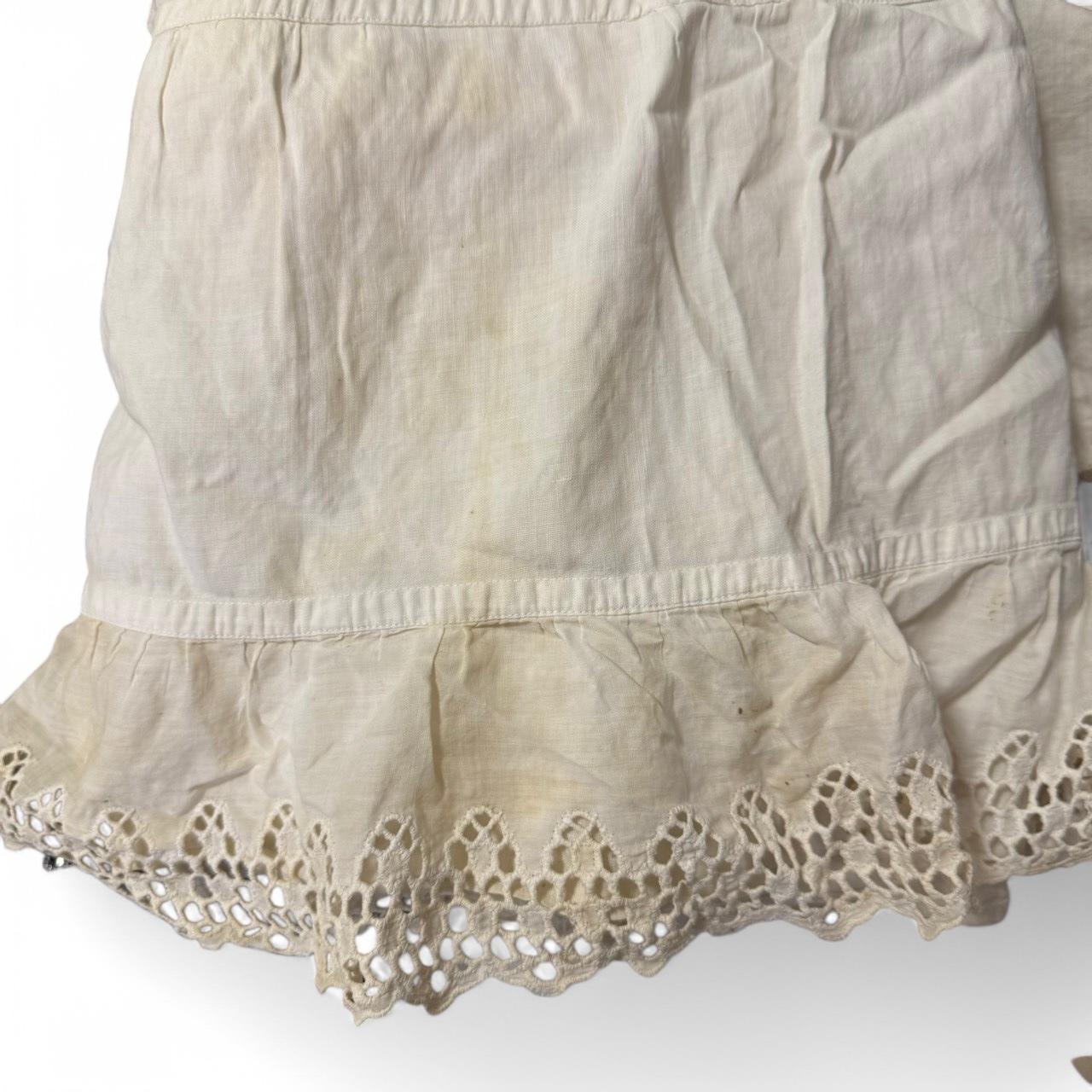Vintage Women's Skirt - White/Cream - XL – Cream … - image 6
