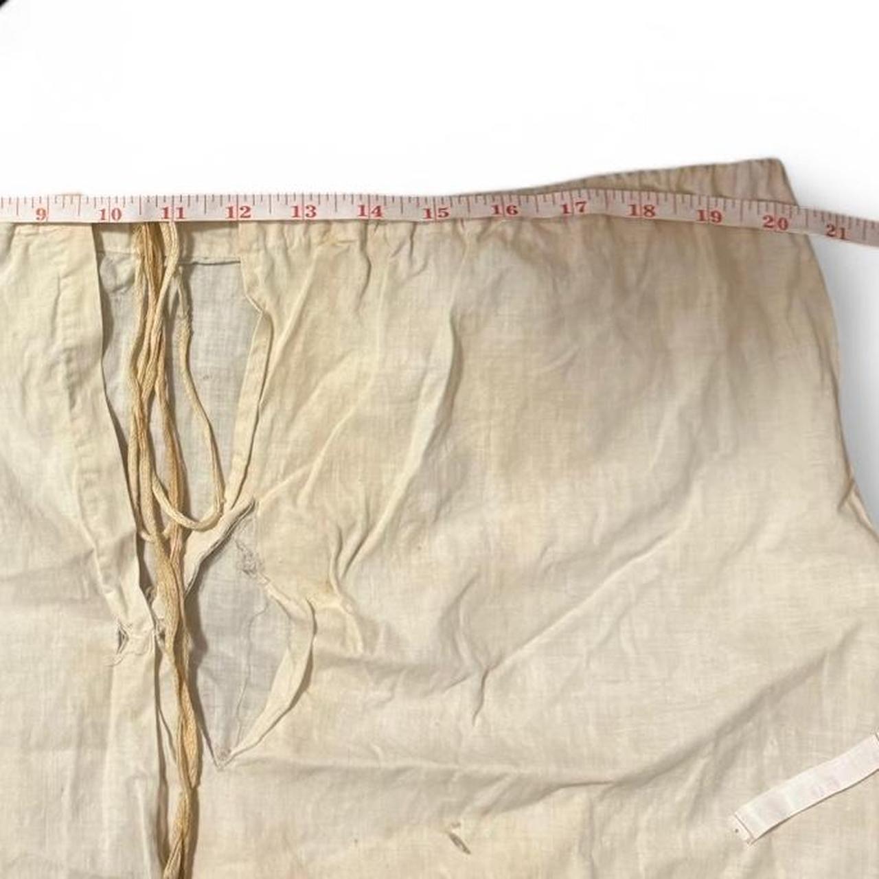 Vintage Women's Skirt - White/Cream - XL – Cream … - image 4