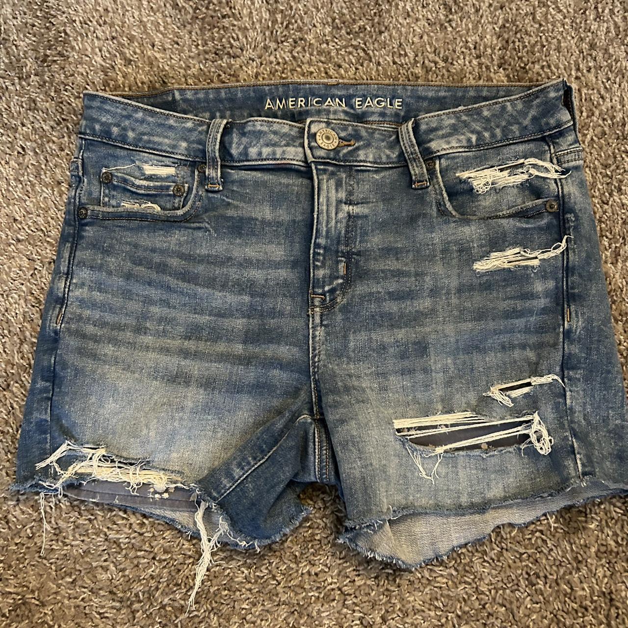 American Eagle High Waisted Stretch Denim Jean... - Depop