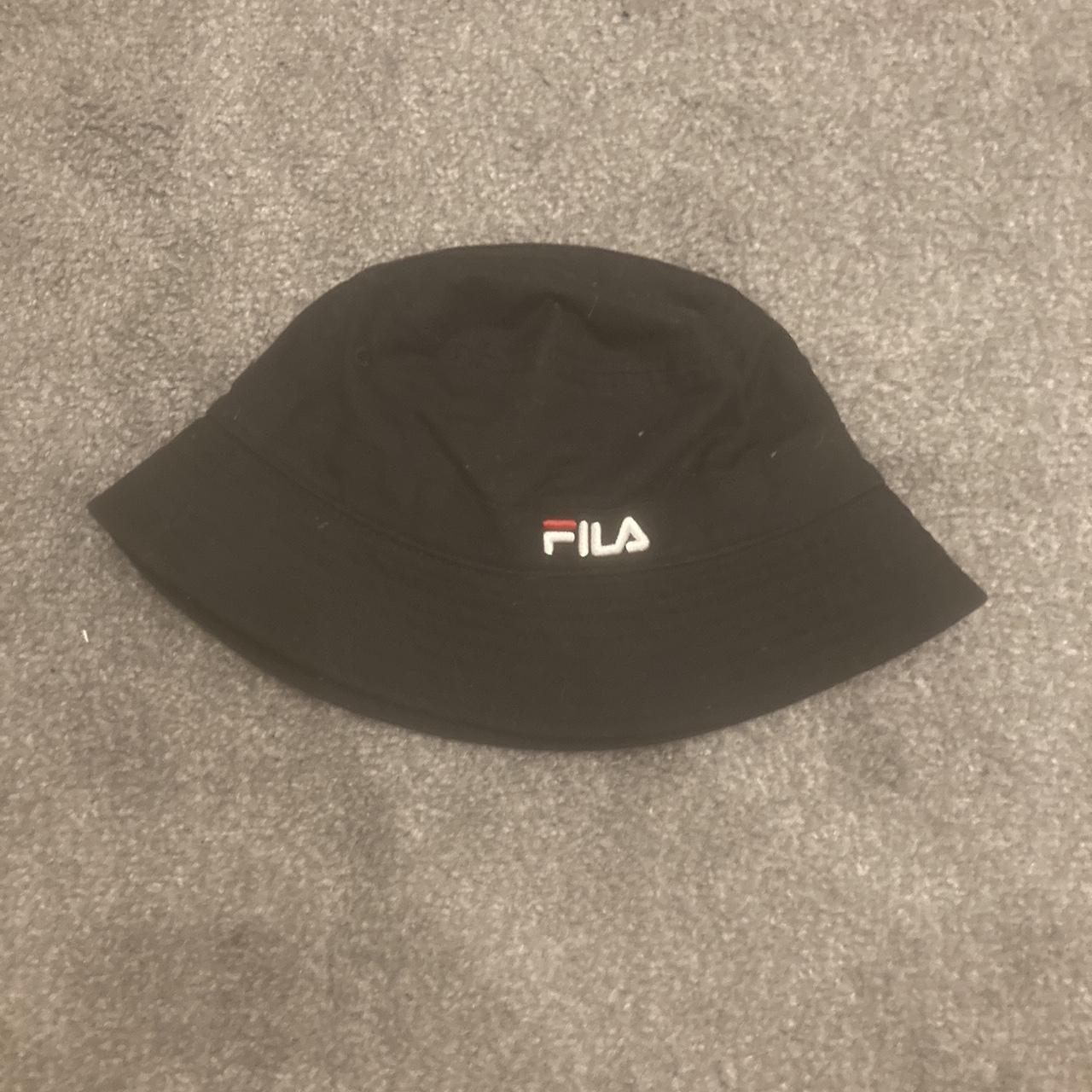 Fila black bucket hat perfect for summer Depop