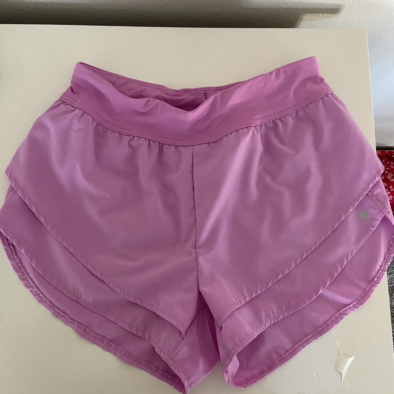 cute running shorts - looks a lulu dupe! - Depop