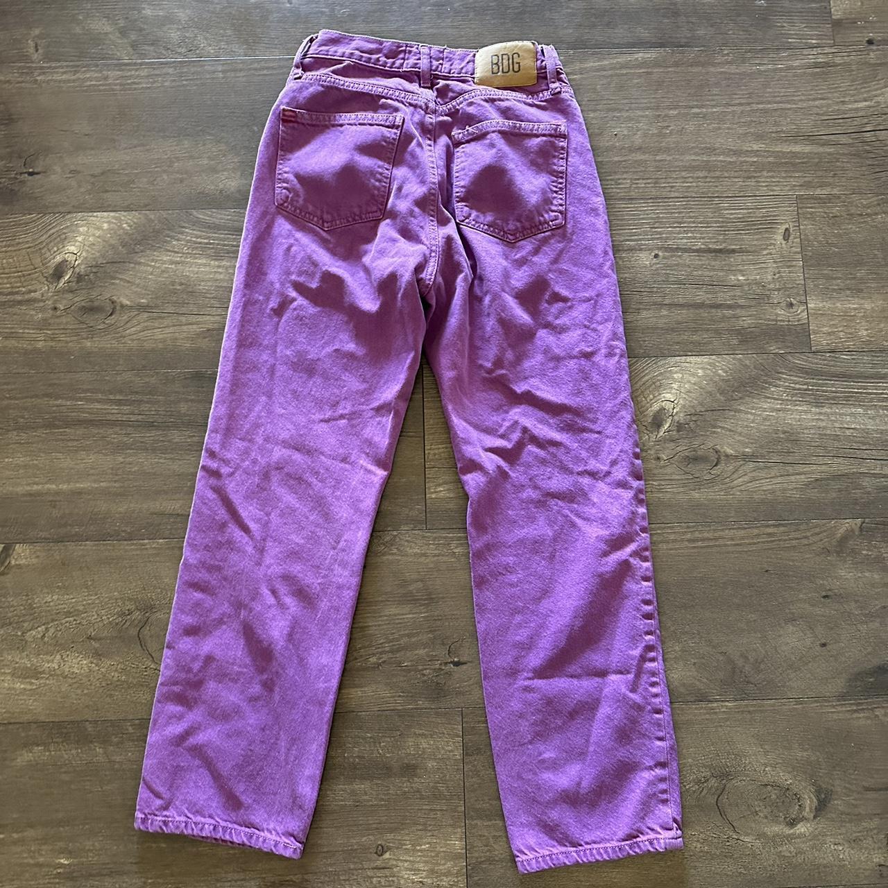 BDG Women's Purple Jeans | Depop