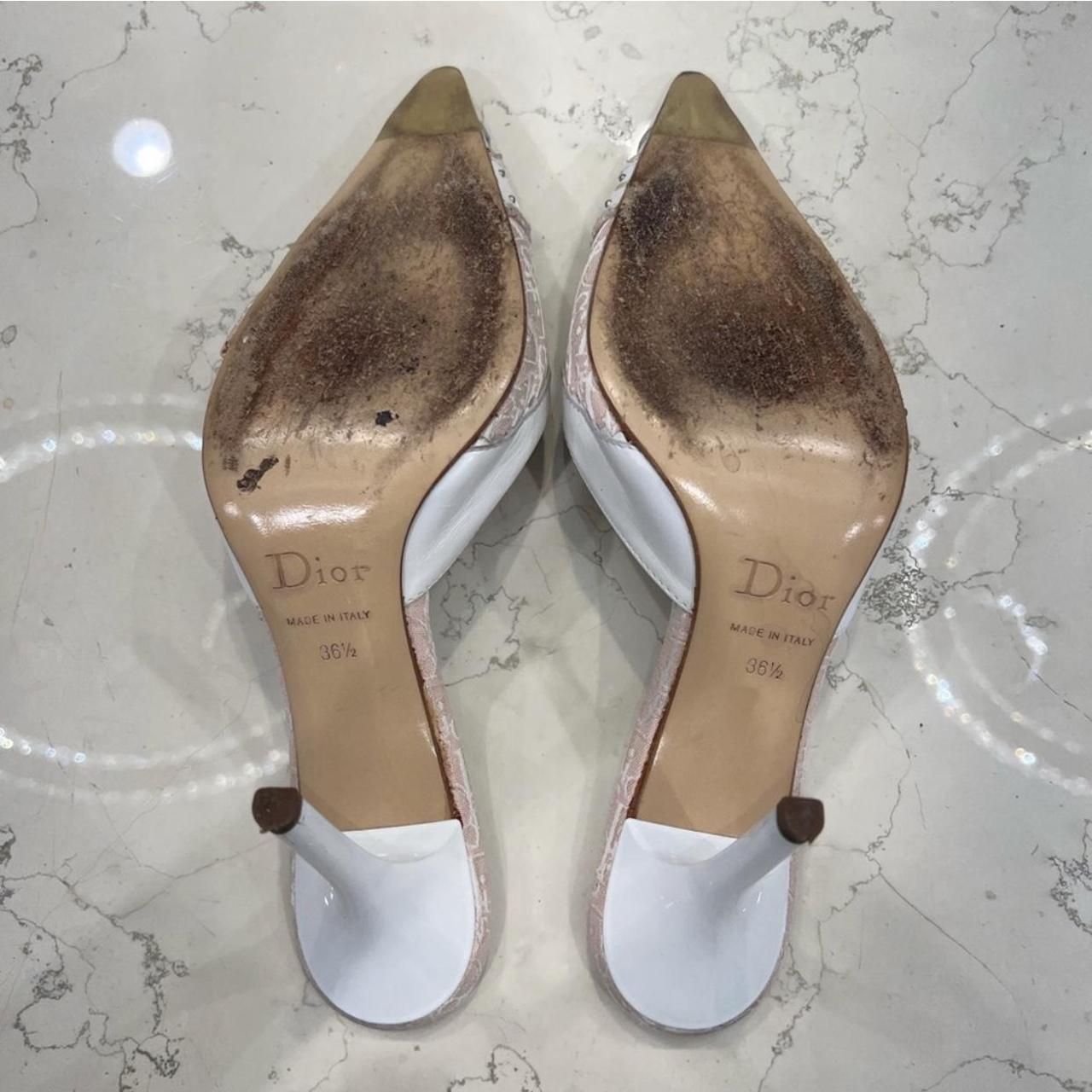 Vintage Louis Vuitton taupe satin sandal heels. Rare - Depop