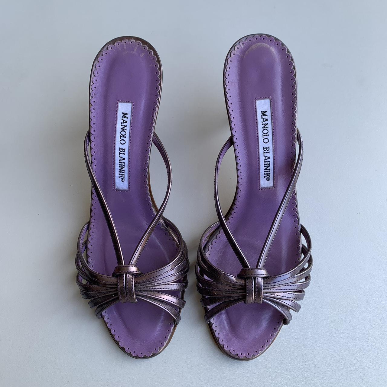 Manolo Blahnik Kitten Heels Size 37 fit US 6.5... - Depop