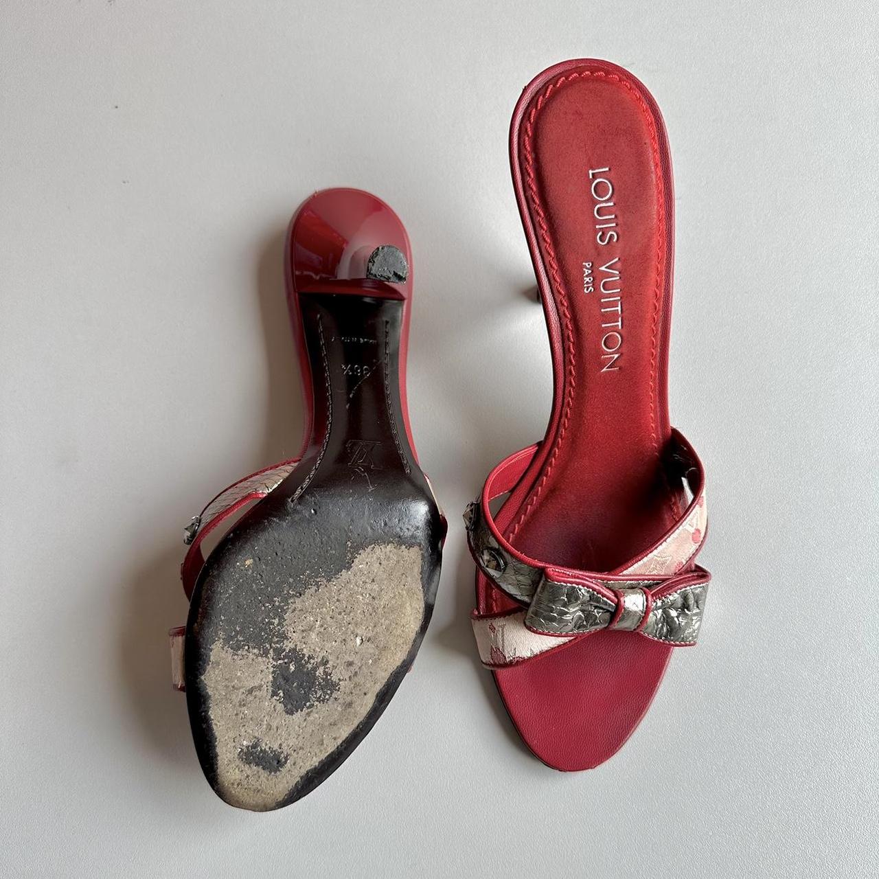 靴 Louis Vuitton Cherry Sandals 36 1/2 Louis Vuitton] Louis
