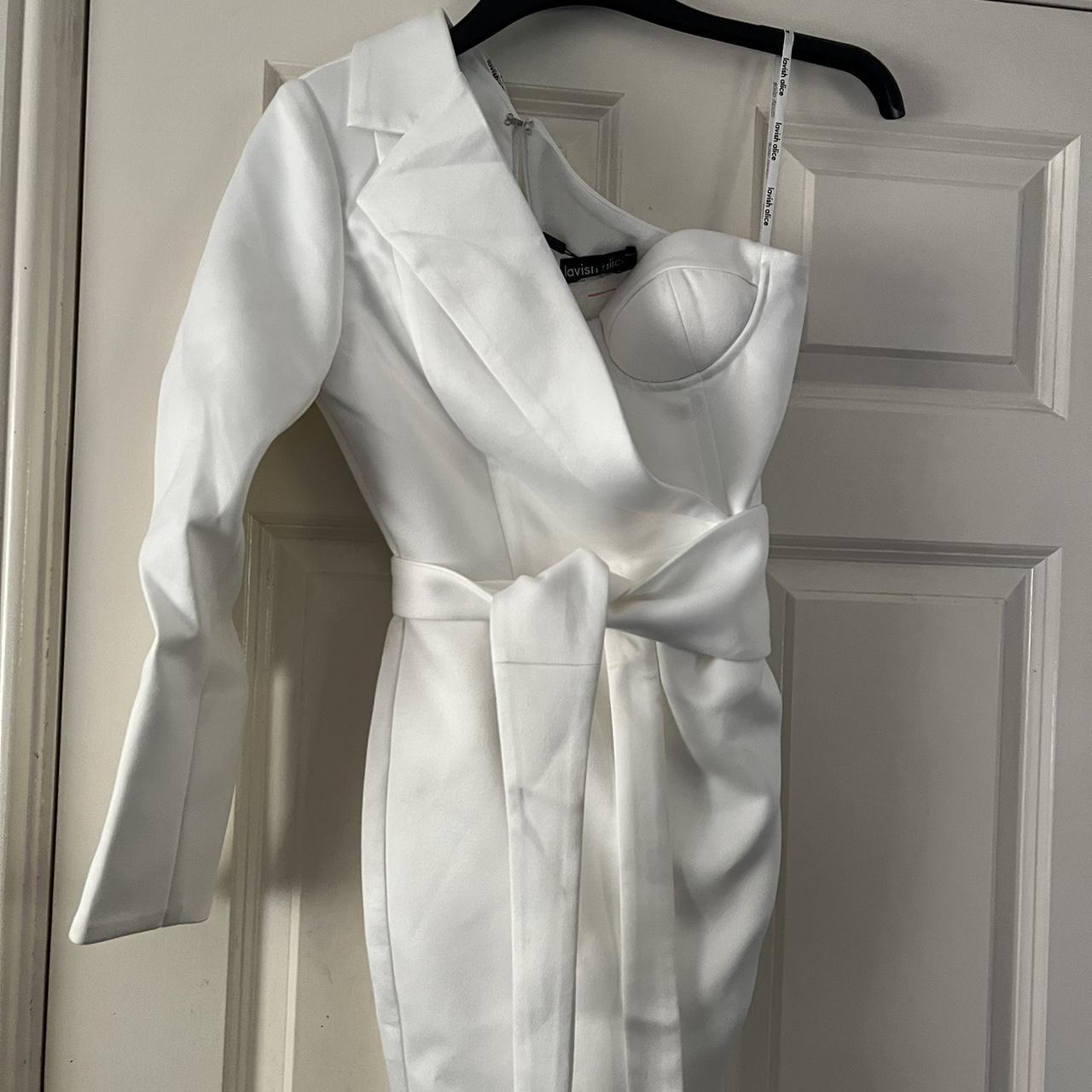 Brand new lavish Alice white blazer dress size 6 New... - Depop