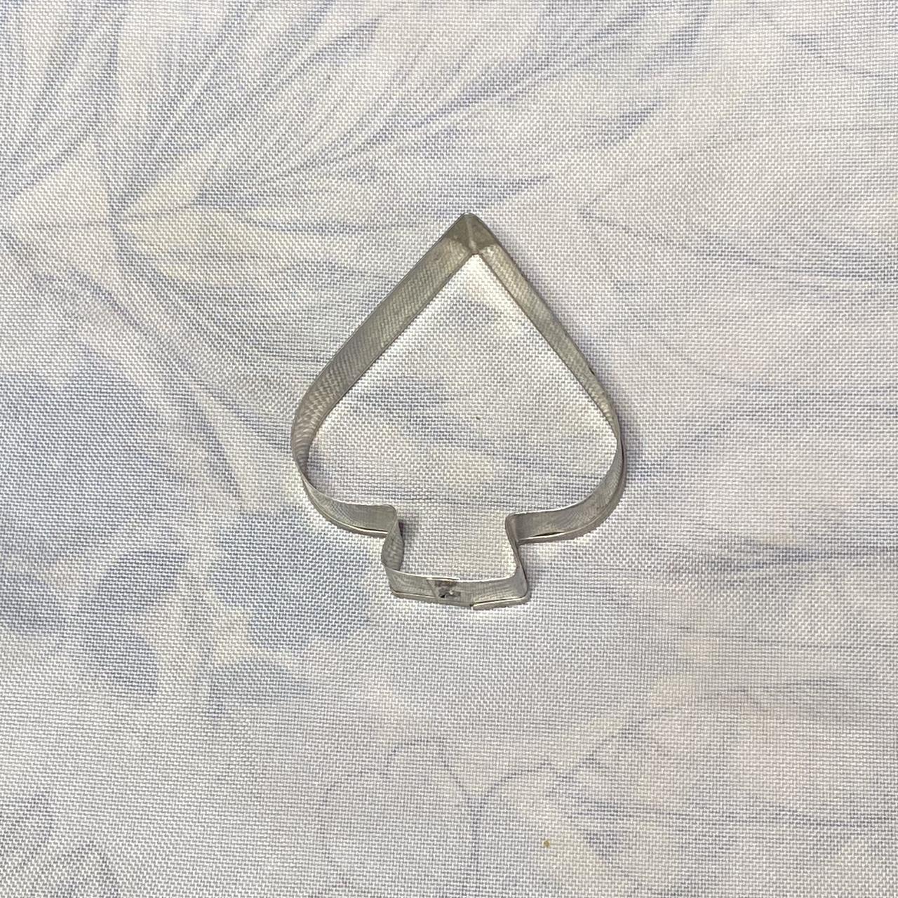 ♠️ Vintage Silver Spade Cookie Cutter Add a... Depop