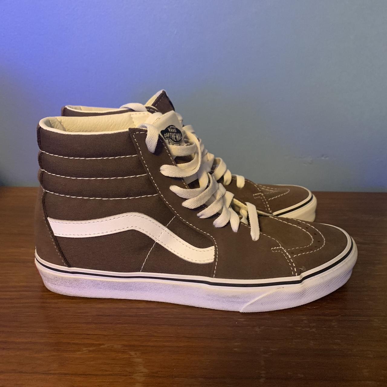 High top old school Vans Mens 8 1/2 - Depop