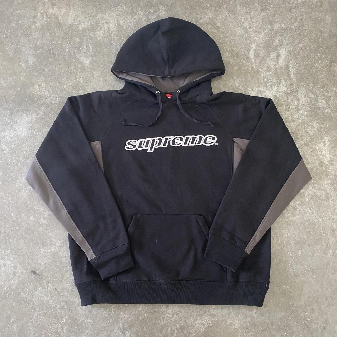 Supreme Black Ark hooded sweatshirt. Worn two or | Depop