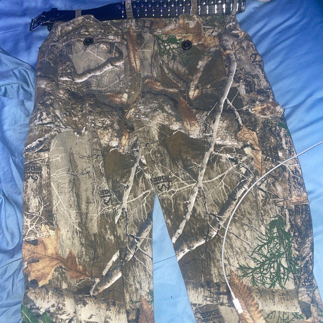 baggy ass realtree camo cargo pants one of my fav... - Depop