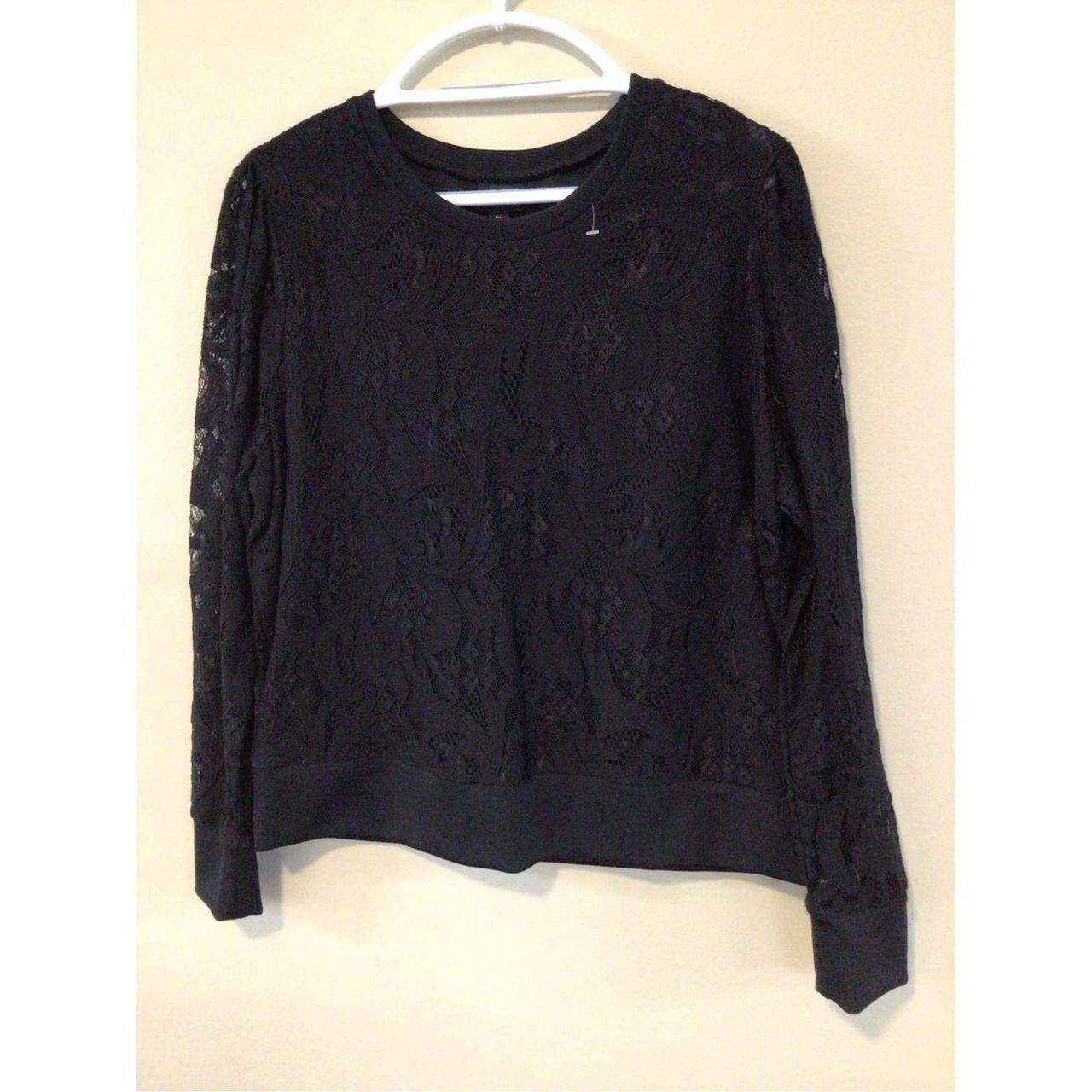 Worthington Women’s Black Lace Top Lined Body with... - Depop