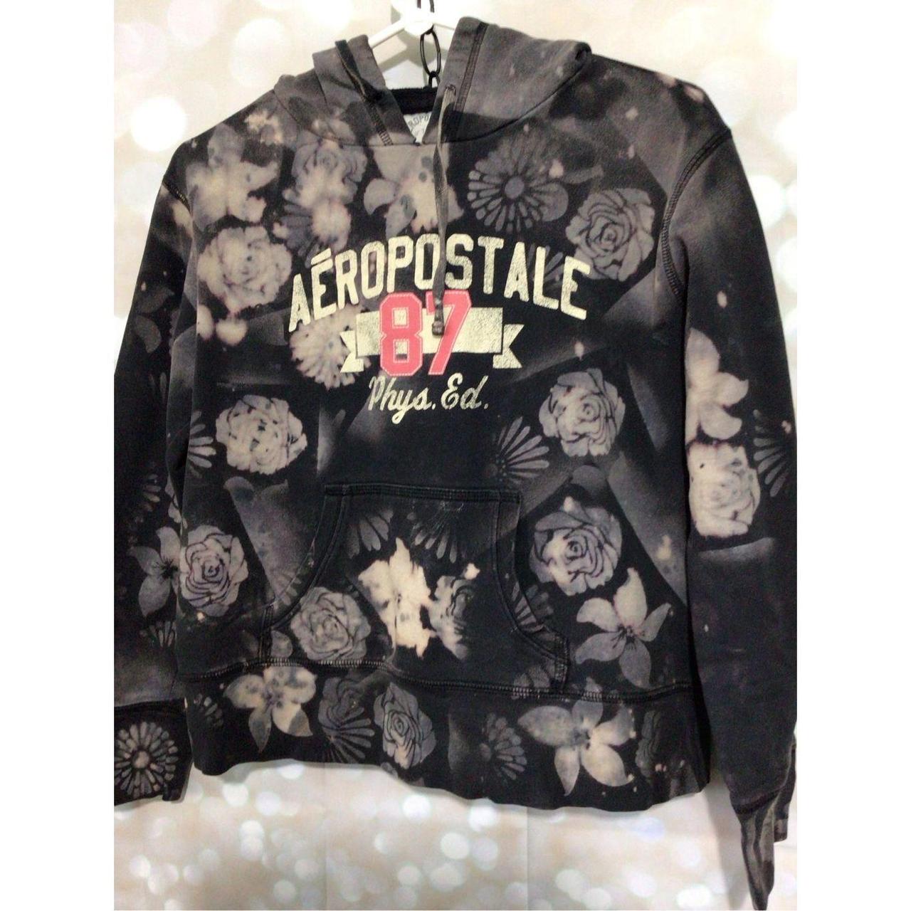 Floral hollister online hoodie