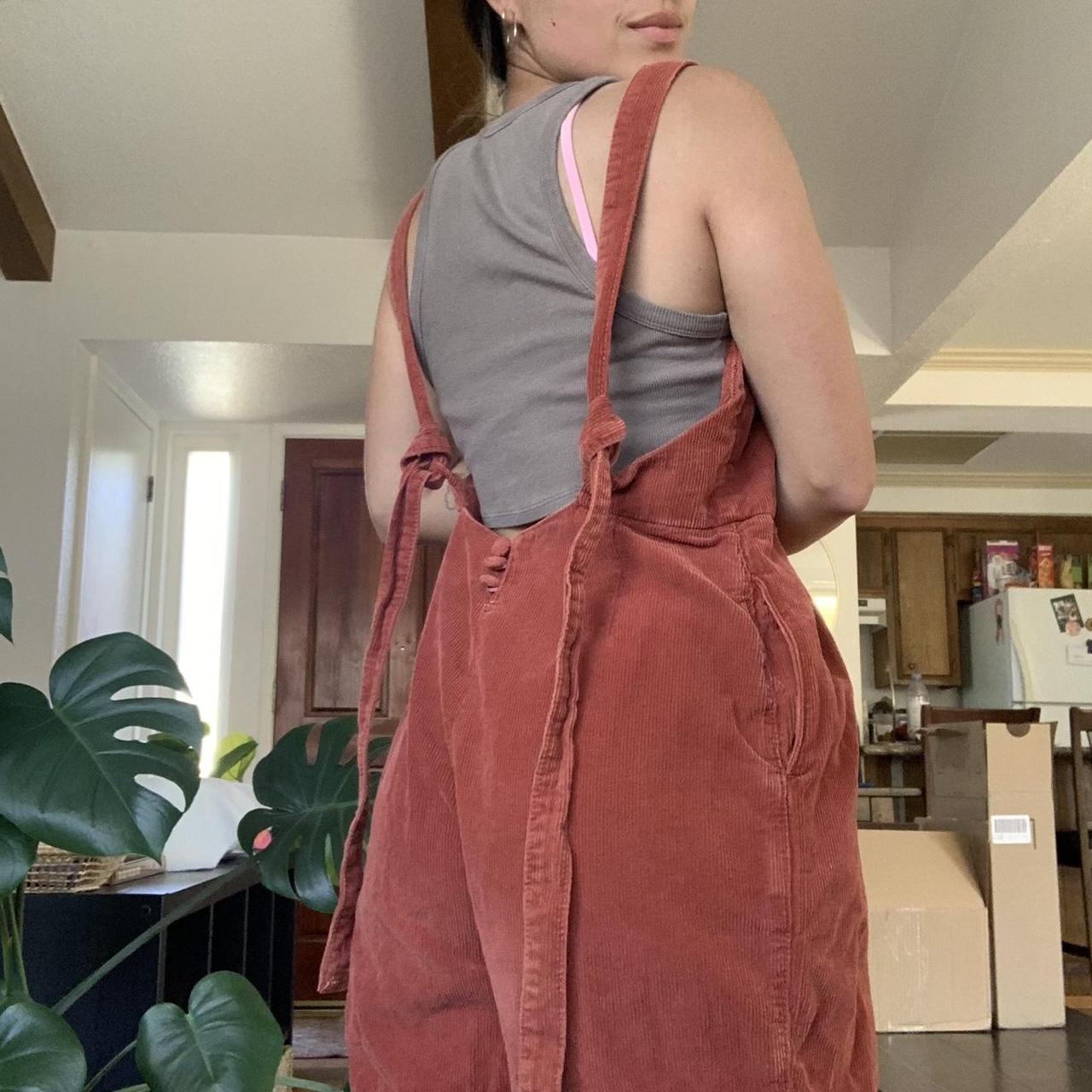 Free People Corduroy Overalls Size Small Rust Depop Free People Corduroy Overalls Size Small Rust Depop