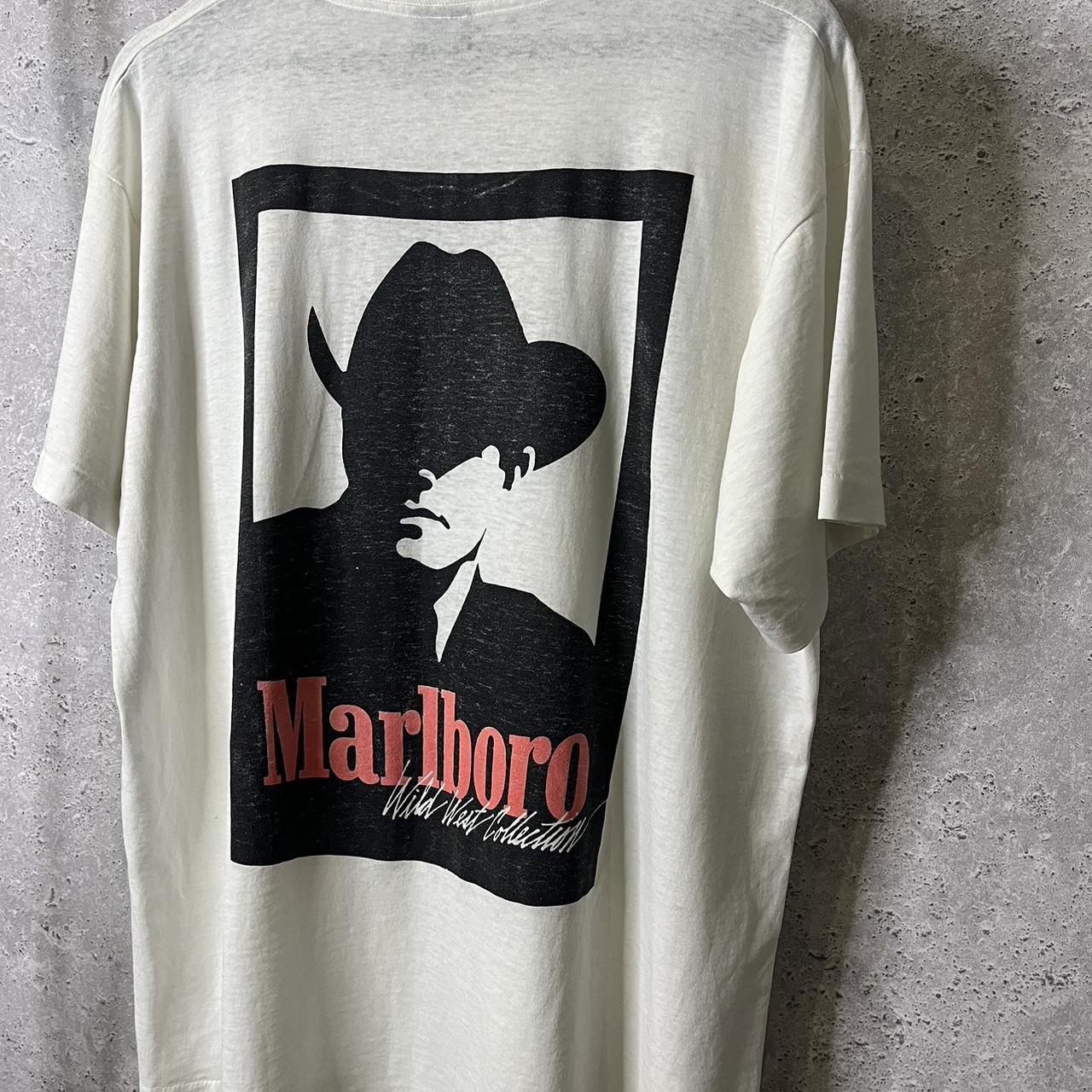 Marlboro / Tシャツ/--/コットン/BLK/Wild West Collection/Sステッチ RARE Marlboro 90s single stitch Screen Stars | Depop
