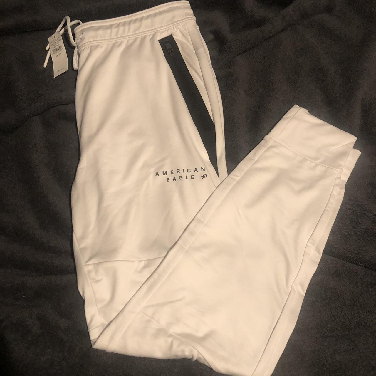 American eagle outlet white joggers