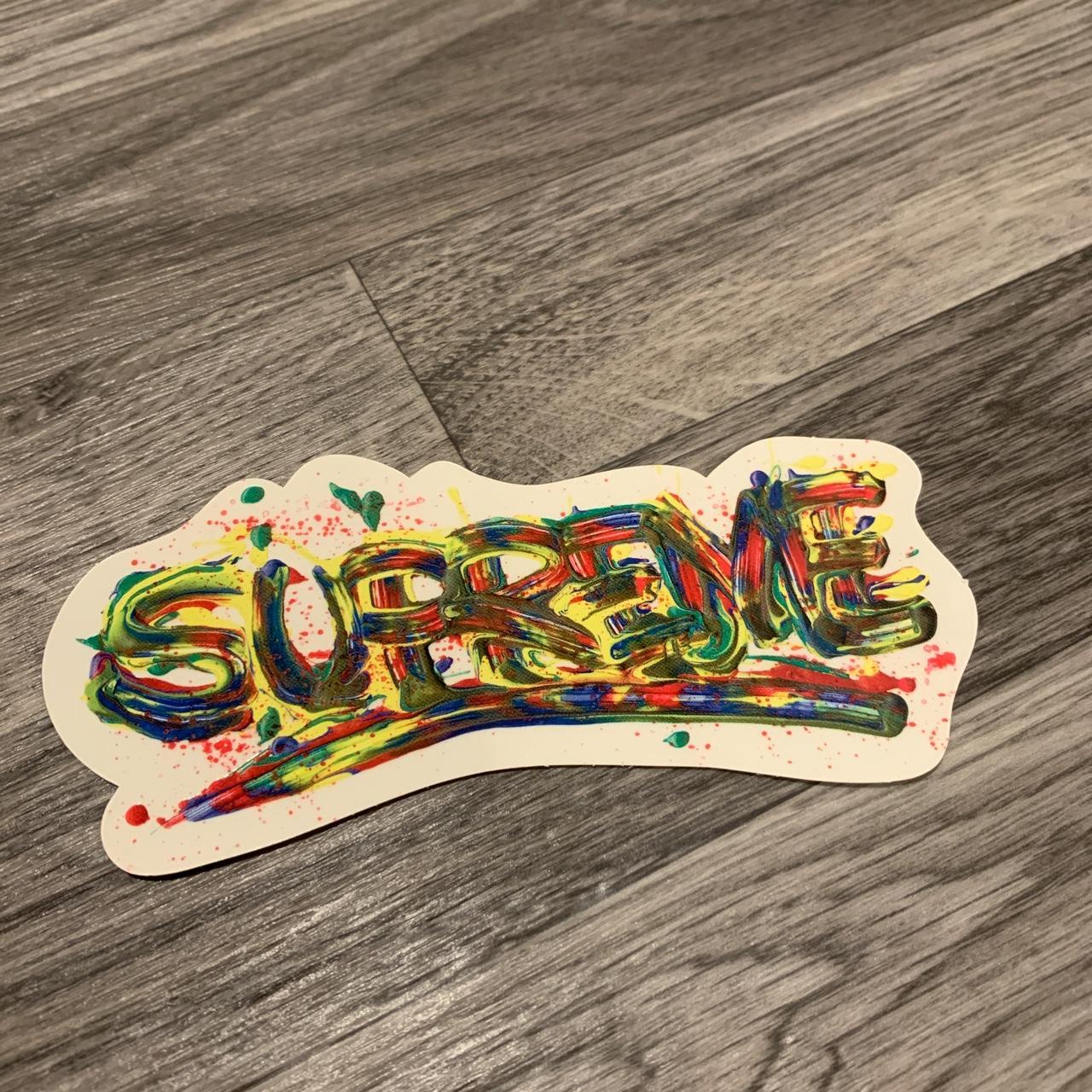 A bunch of Supreme stickers Best offer takes them - Depop