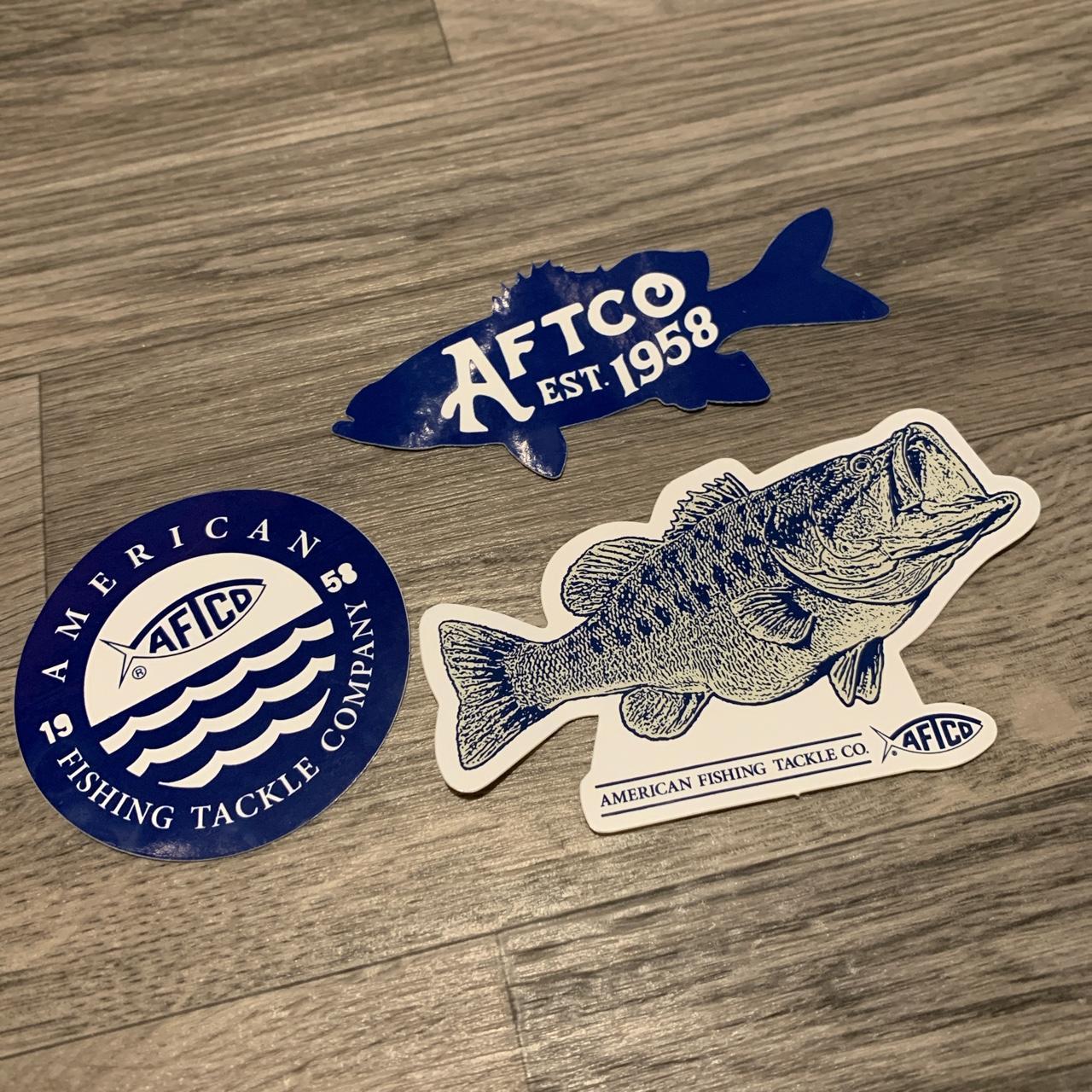 Aftco sticker bundle Lot of 3 American Fishing - Depop