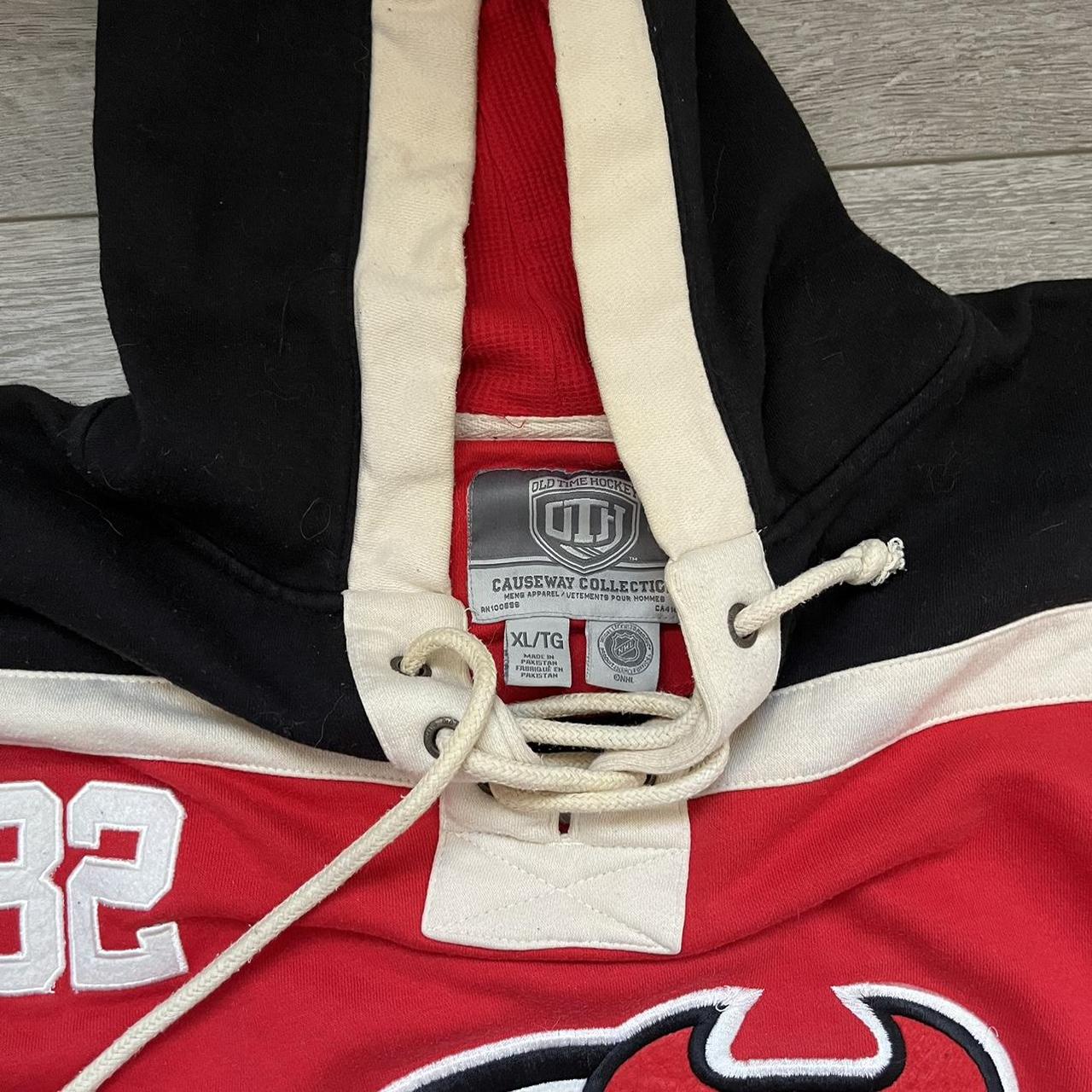 NJ Devils “Old Time Hockey” Collection zip up - Depop