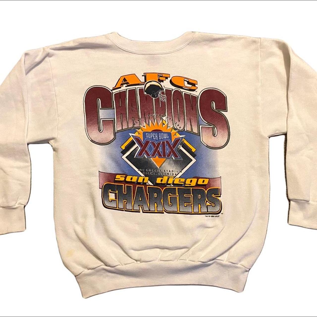 Vintage 1995 Super Bowl Sweatshirt. San Diego - Depop