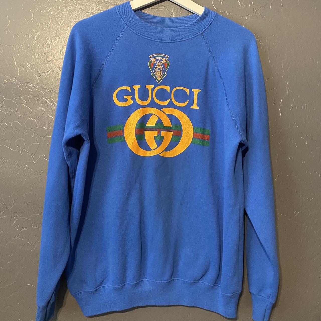 Vintage 80 s Gucci Sweatshirt. Hanes tags and Made. Depop