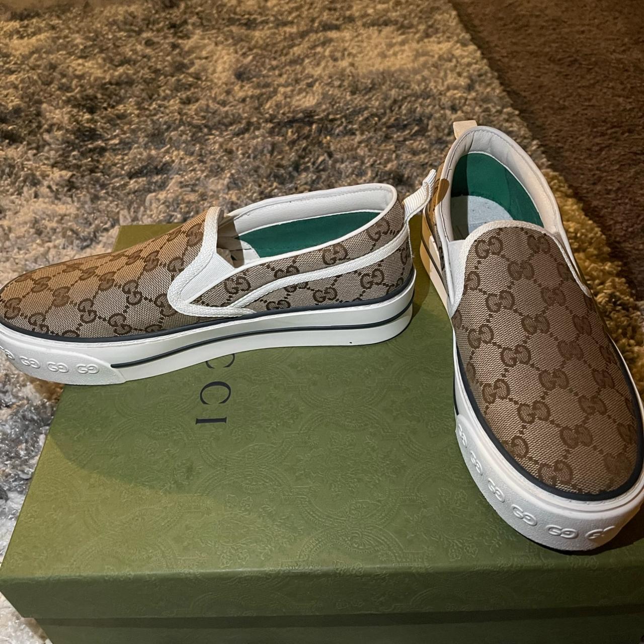 Gucci Tennis 1977 Slip-On Sneaker. Size 36. - Depop