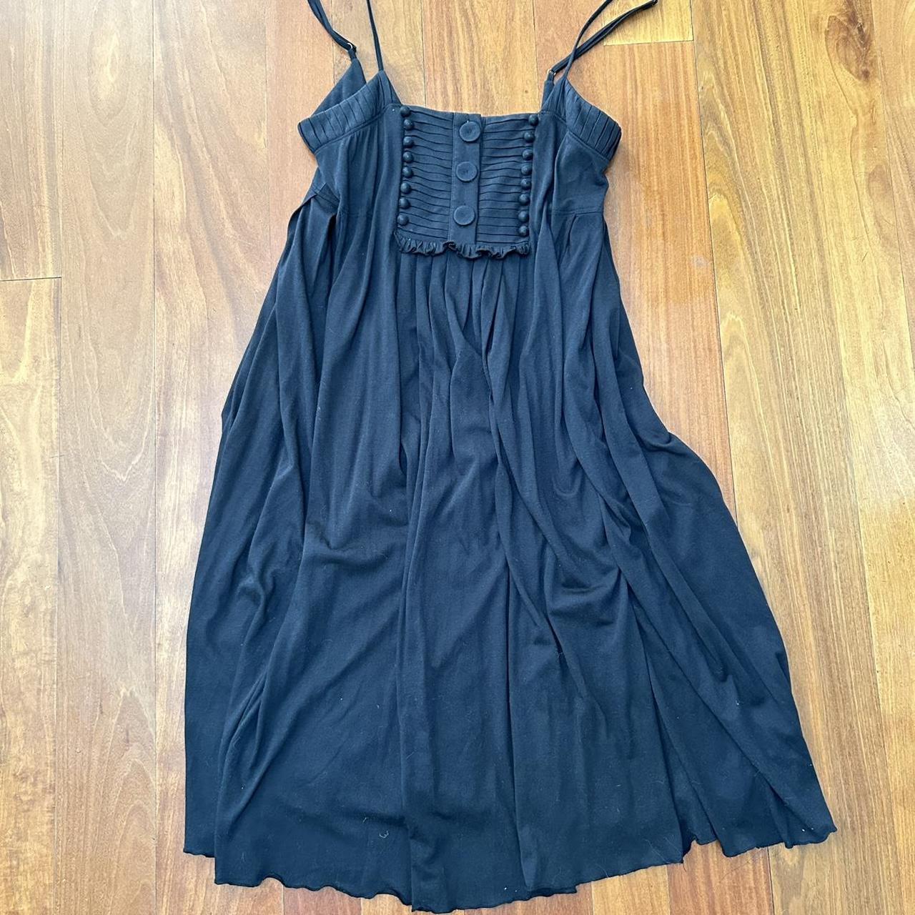 Vintage Navy Chloé Midi Summer Dress - perfect... - Depop