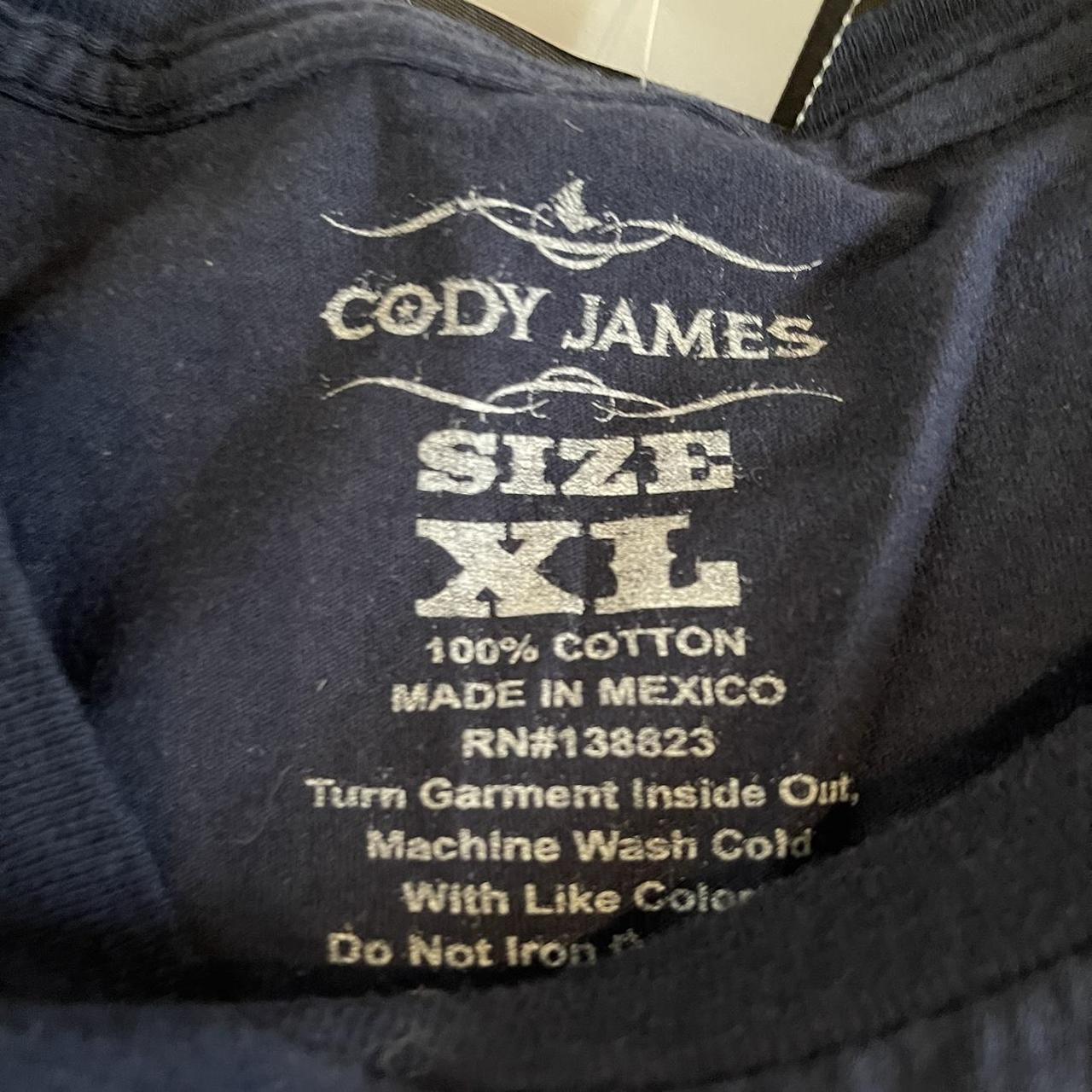 Cody James Men's Navy and White T-shirt (3)