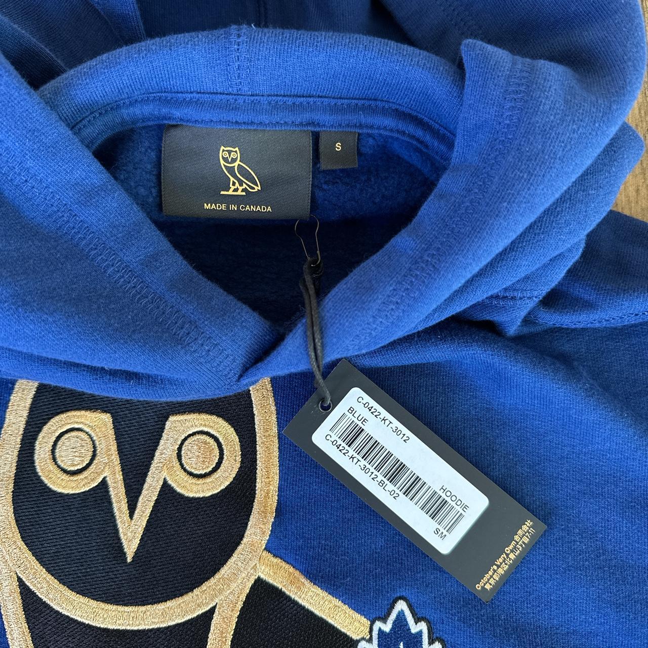 OVO X Toronto Maple Leafs OG Owl Hoodie Black Navy Blue October’s Very Own  Drake