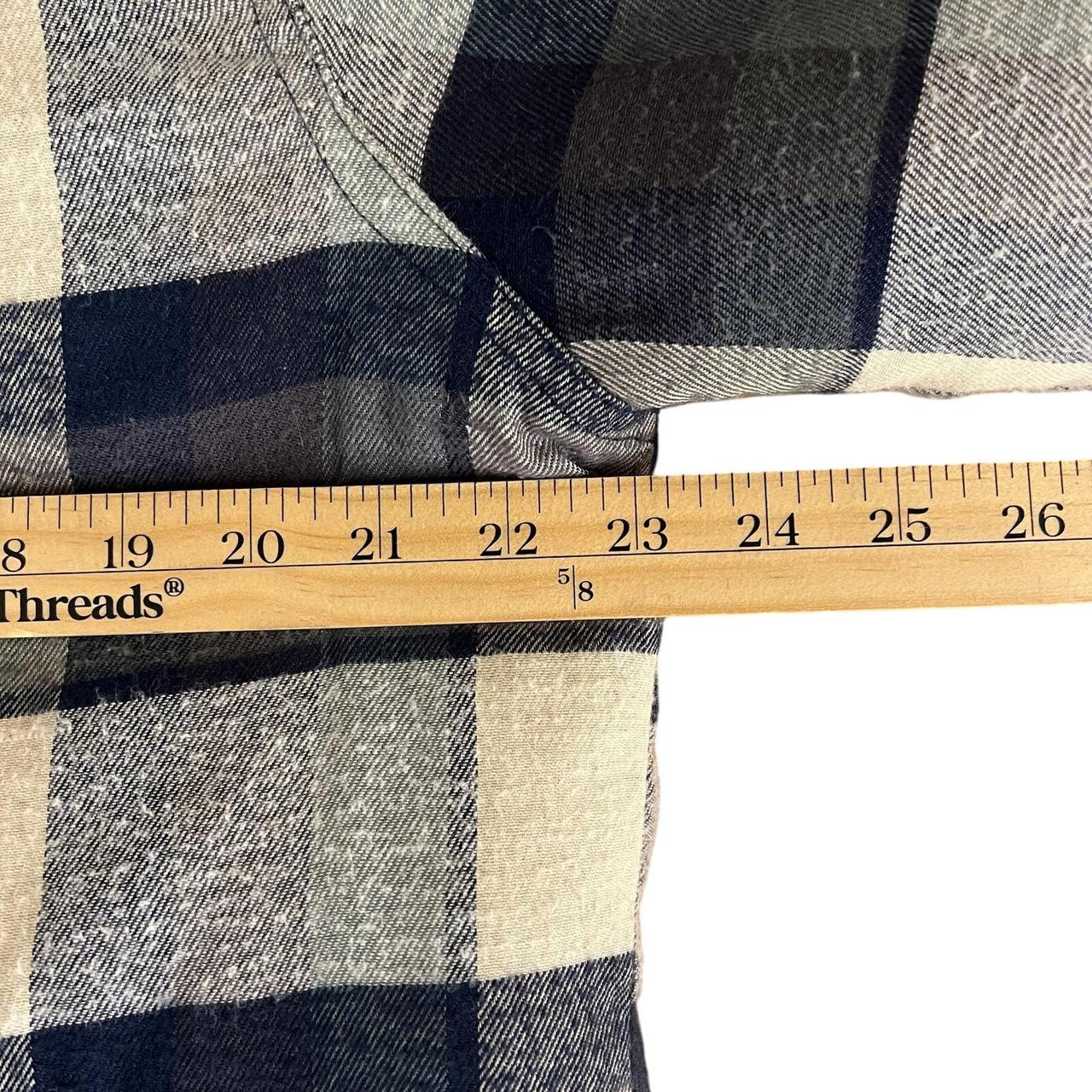 Source Unknown Men's Shacket Jacket - Blue/White … - image 4