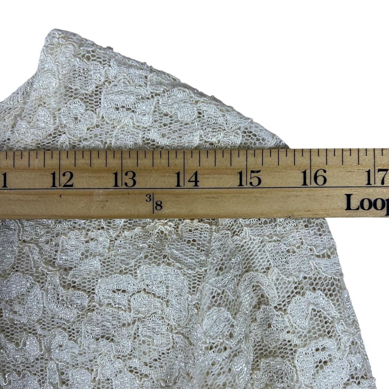 Source Unknown Women's Blouse - Cream - XS – Y2K … - image 6