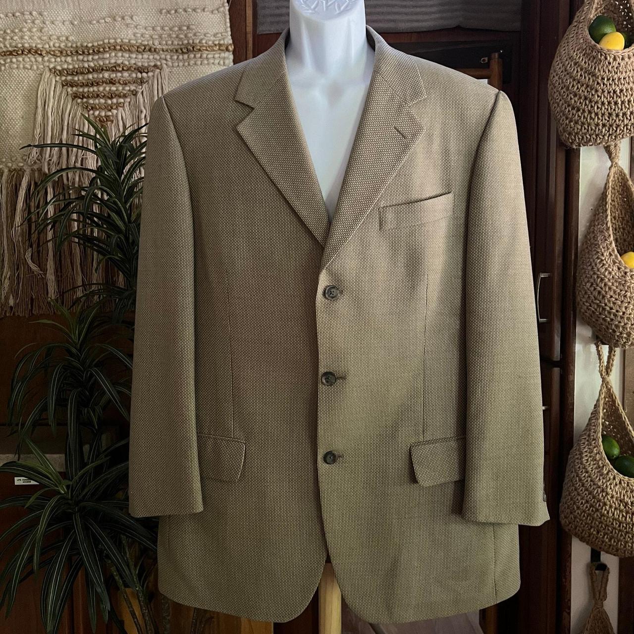 Source Unknown Men's Tailored jacket - Tan - L – … - image 7