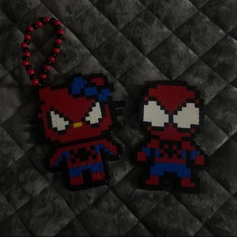 Hello Kitty & Spiderman Rings – BEADS BY NIA