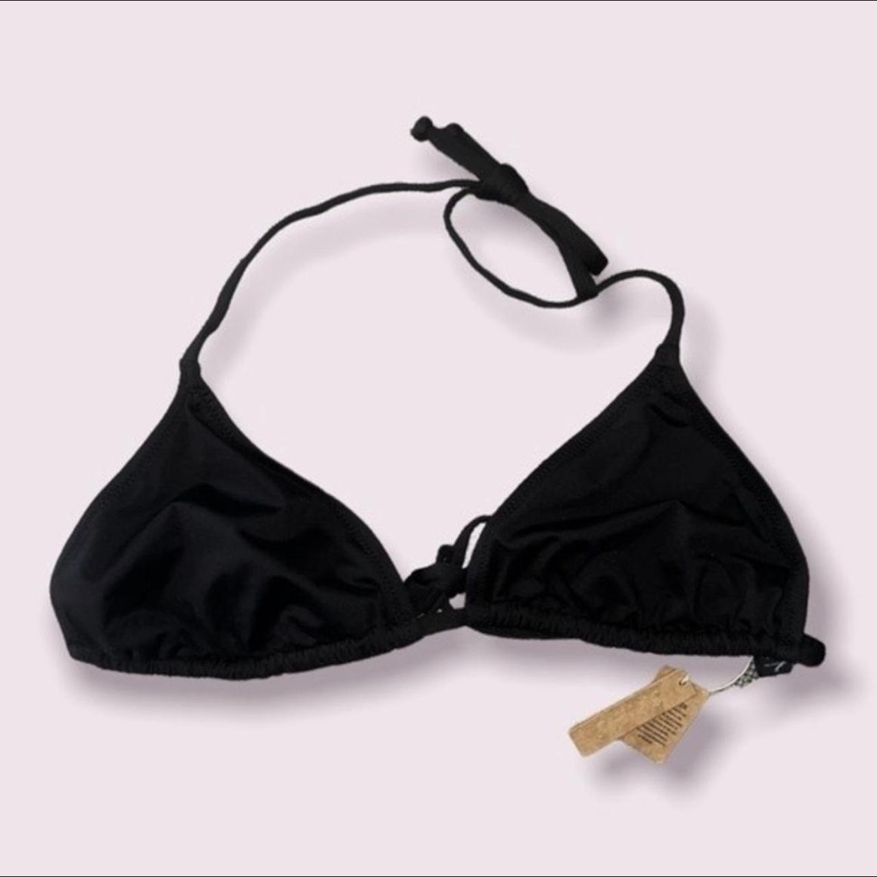 Skims Women's Black Bikini-and-tankini-tops | Depop